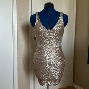 Bebe Sequin Dress